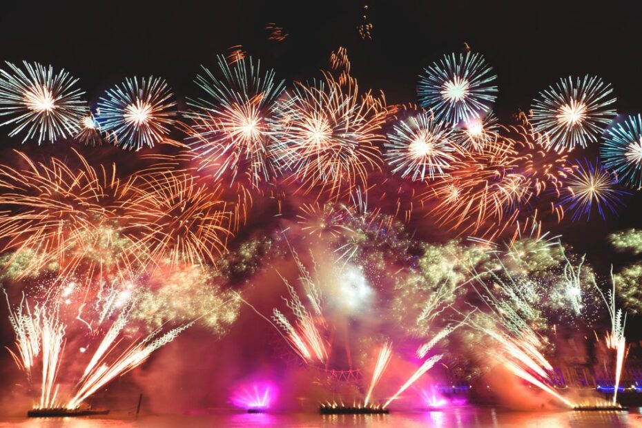 zakaz fajerwerków w Holandii Foto: pokaz fajerwerków