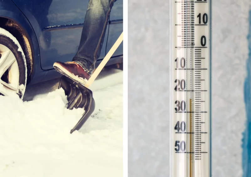 Potężny mróz w Holandii