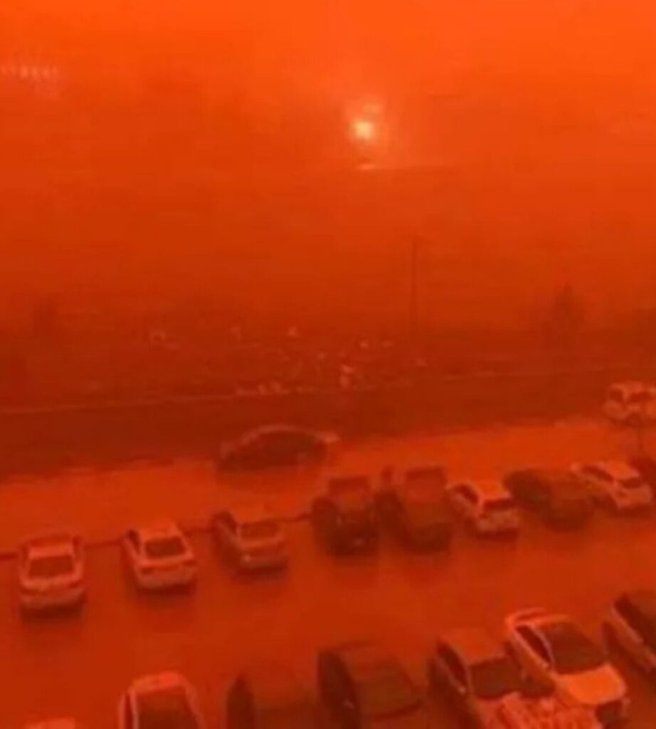 Brunatny pył nad Holandią