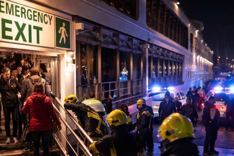 Statek wycieczkowy uderzył w most w Amsterdamie