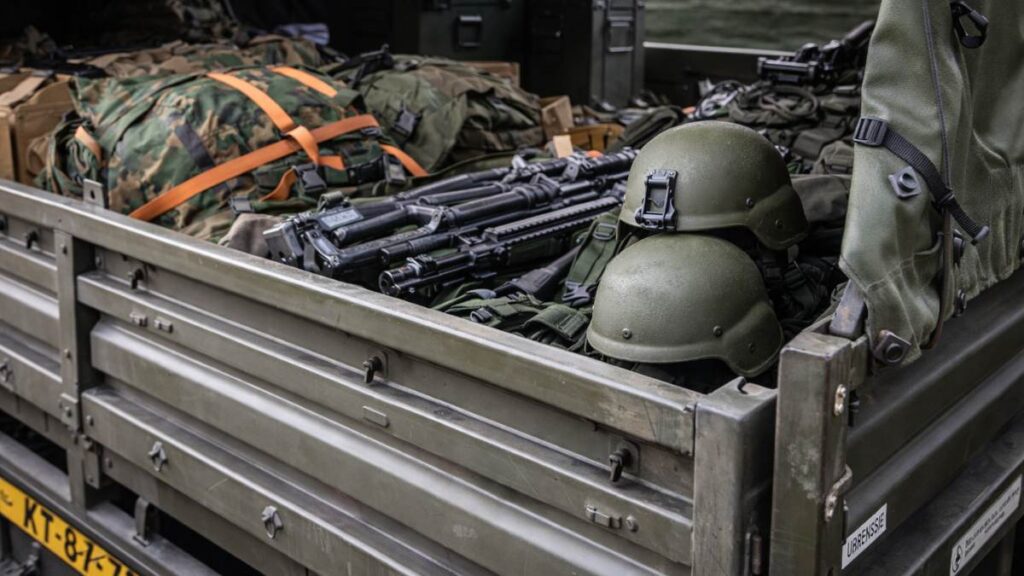 Pracownik wojska okradał koszary. Z jego domu wyjechała ciężarówka pełna sprzętu