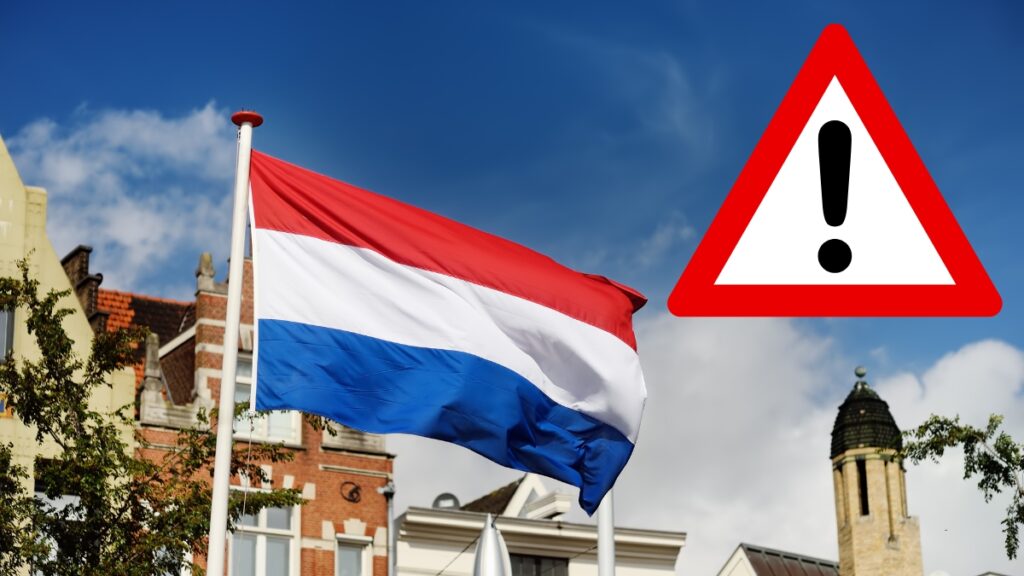 Holandia mierzy się falą protestów związków zawodowych zdjecie flaga holandii