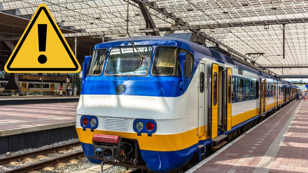 Utrudnienia kolejowe w Rotterdamie zdjecie pociag rotterdam stacja