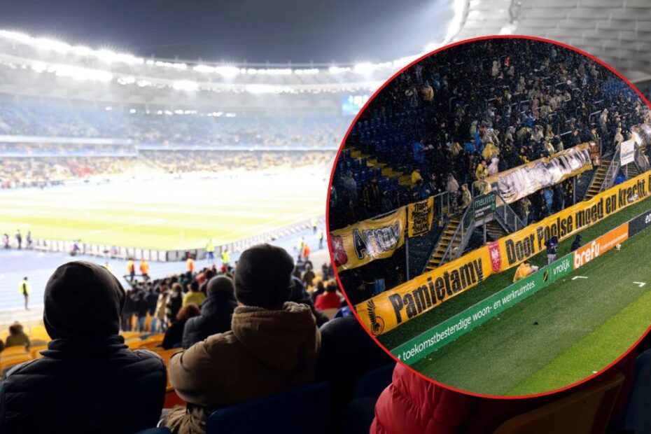 Holenderscy kibice oddali hołd Polakom