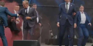 Chwile niepokoju podczas wizyty Donalda Tuska w Holandii: Interweniowała ochrona