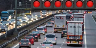 Sypią się mandaty na autostradzie A12 w Holandii, zdj autostrada